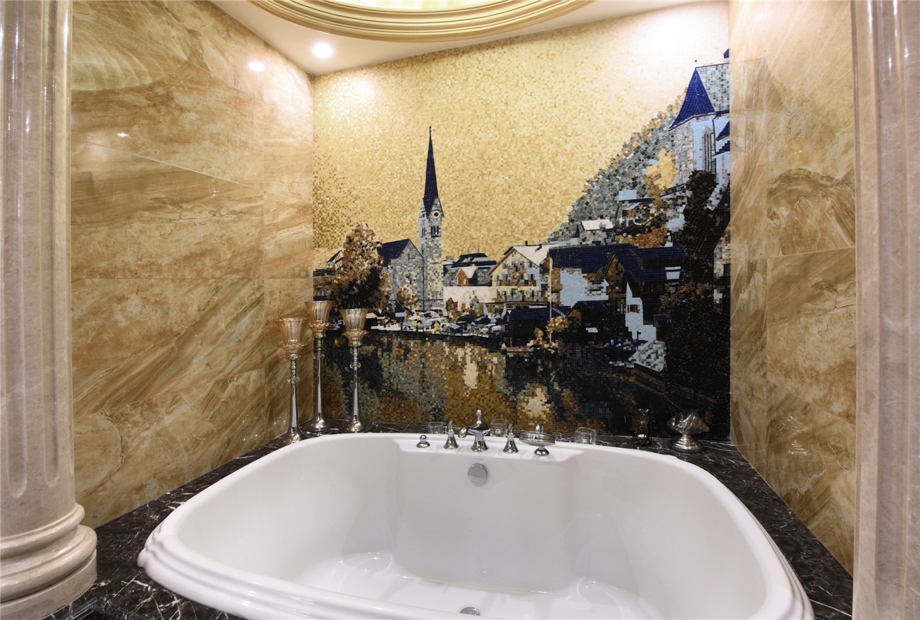 莫奈花园装修,法式庄园独栋别墅装修设计效果图