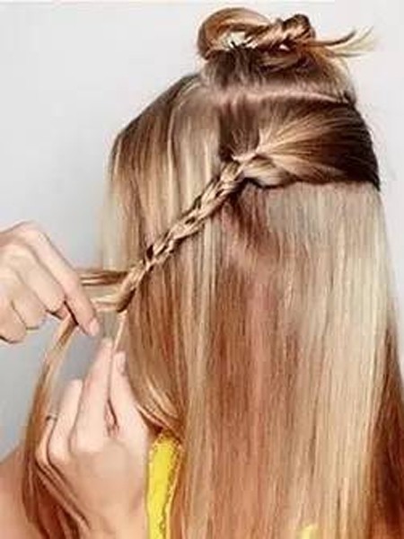 3-6岁儿童简单扎发幼儿园儿童编发,扎发教程简单好看编发