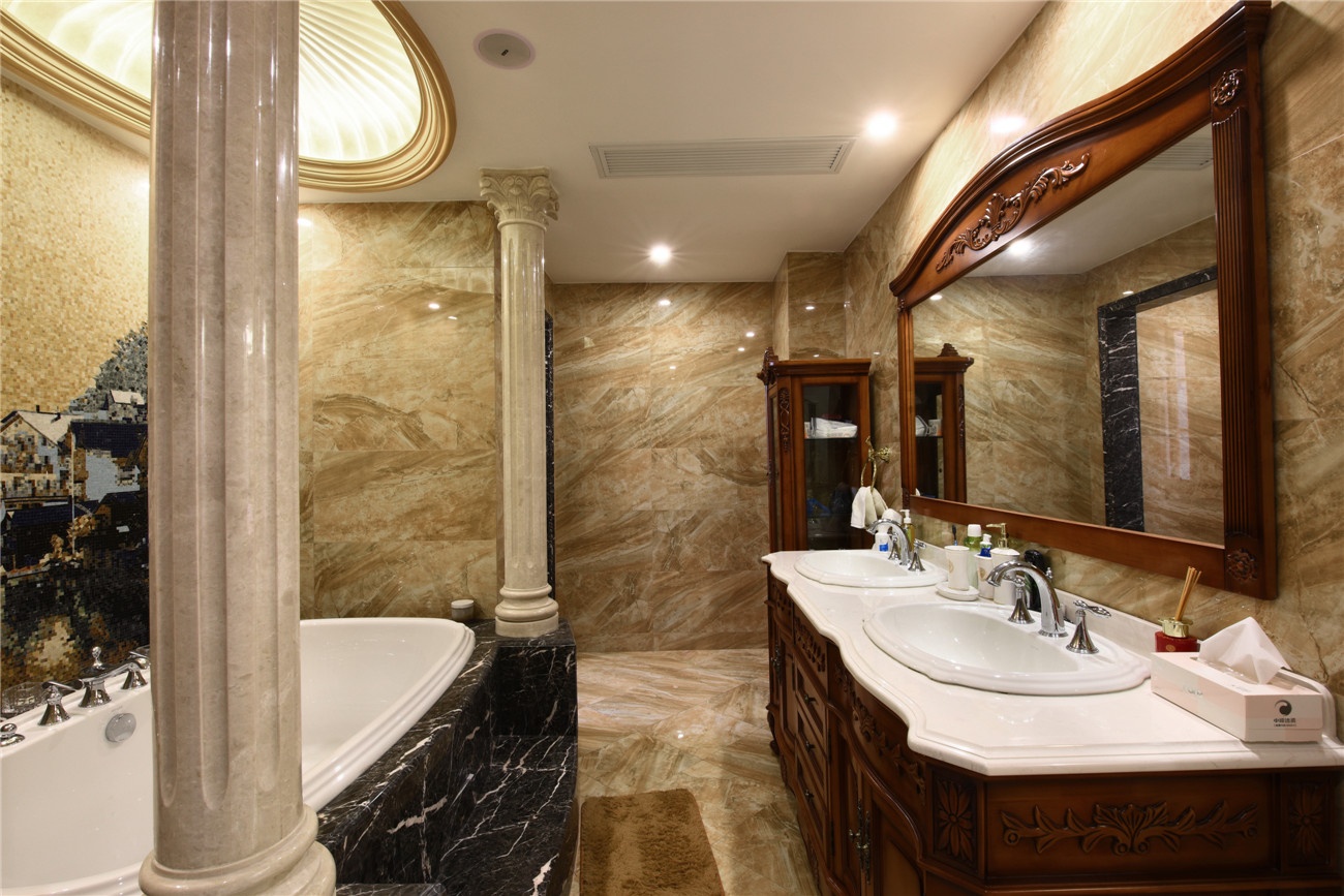 莫奈花园装修,法式庄园独栋别墅装修设计效果图