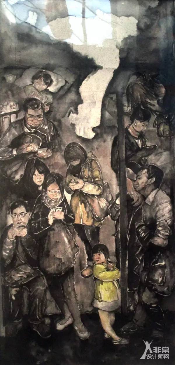 央美2017毕业展中国画,央美毕业展最牛作品