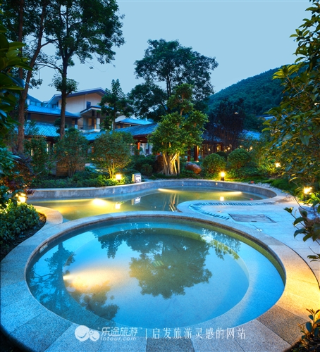 统景温泉附近风景,统景温泉室内温泉