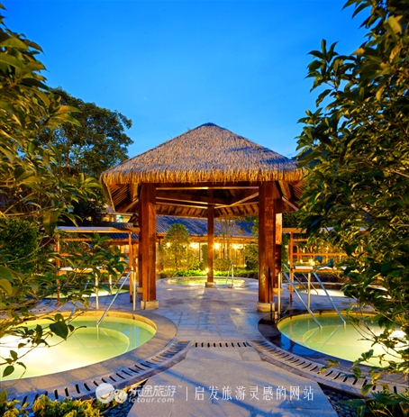 统景温泉附近风景,统景温泉室内温泉