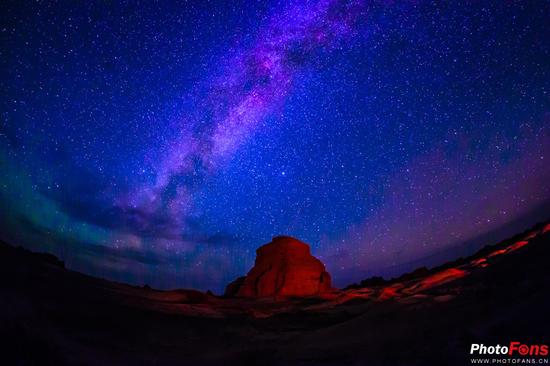 如何拍出璀璨绚丽的星空,流光快门怎么拍摄绚烂星空