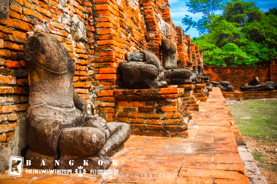 大城府古迹探索,泰国大城府避世佛塔之残缺与圆满