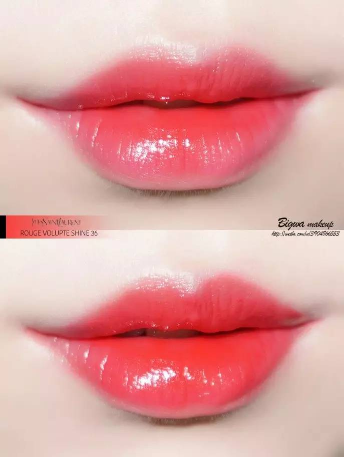 粉圆管ysl试色,ysl方管新色1966真实试色