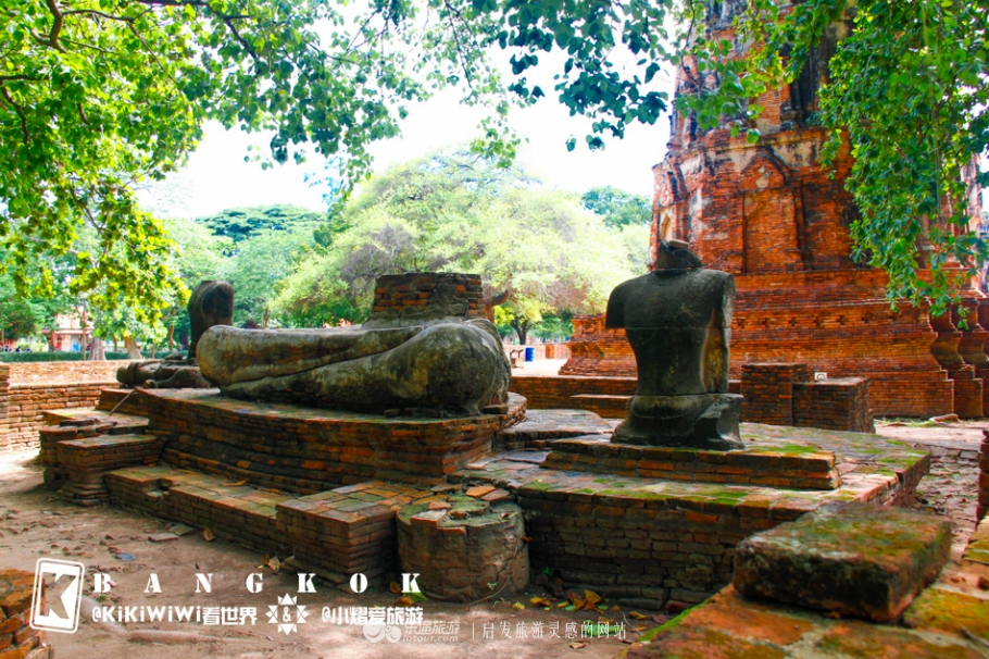 大城府古迹探索,泰国大城府避世佛塔之残缺与圆满