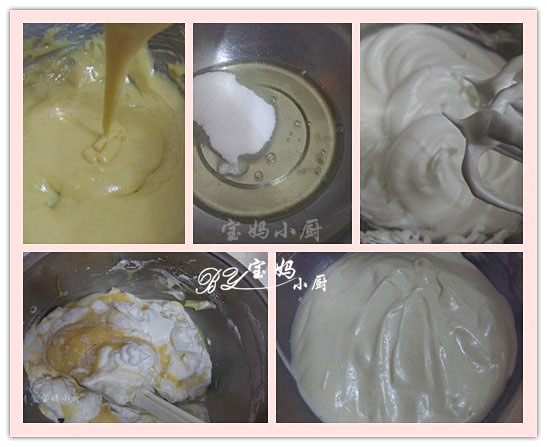 4寸戚风小蛋糕怎么做,比最简单蛋糕做法更简单