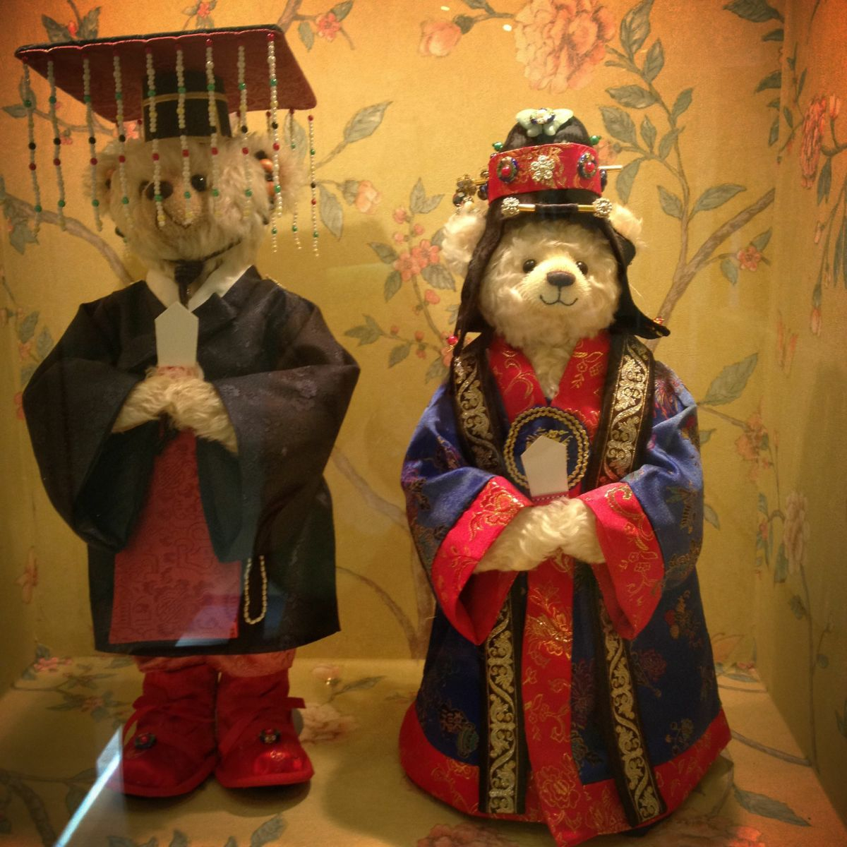 流年济州岛石头爷爷与泰迪熊的邂逅