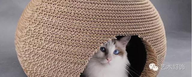 瓦楞纸灯饰手工教程,瓦楞纸灯饰包装