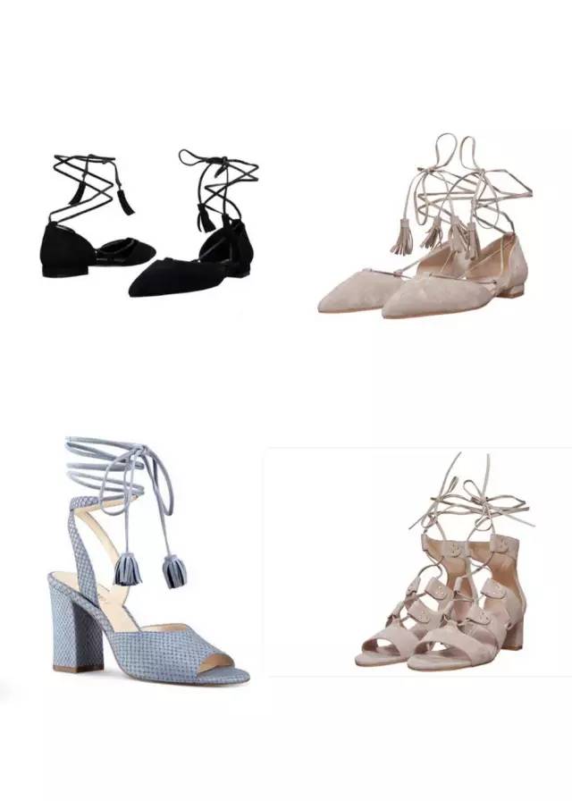 今年最流行的小白鞋绑带,复古绑带单鞋仙女芭蕾舞鞋外穿