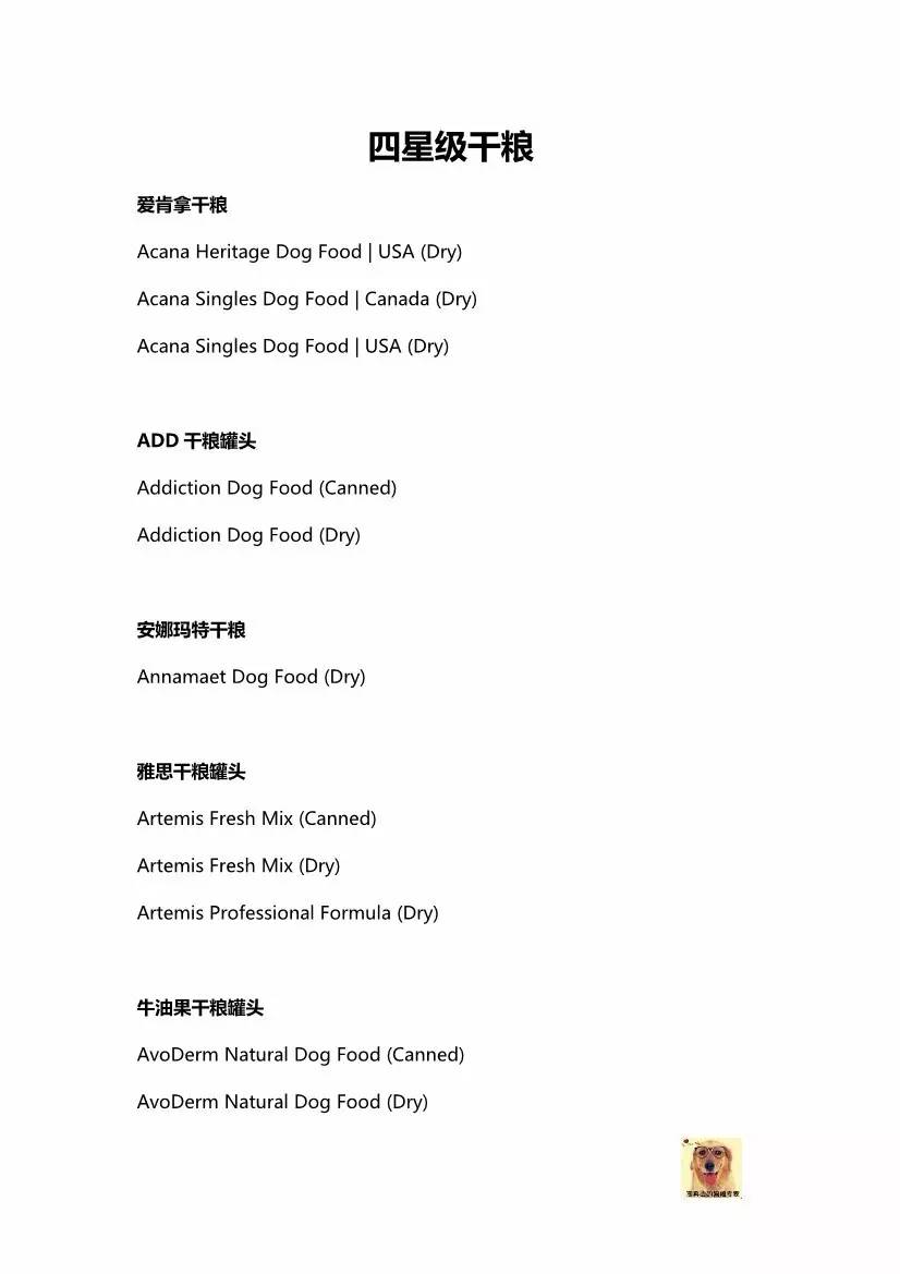 狗粮外国测评推荐哪个品牌,美国狗粮排名平价狗粮