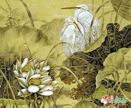 工笔画如何做旧特殊技法之揉纸法,工笔画熟宣怎么做旧