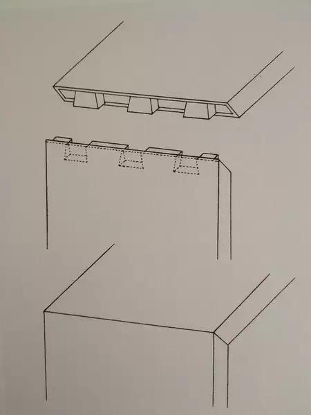 古代木工卯榫结构图片欣赏,古典家具桌面的卯榫结构图
