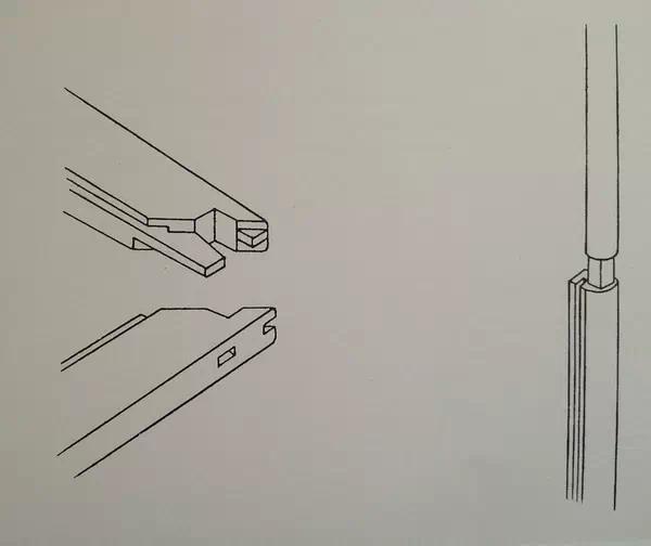 古代木工卯榫结构图片欣赏,古典家具桌面的卯榫结构图