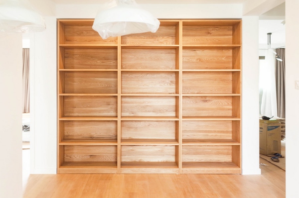 橡木书柜价格多少钱,白橡木整墙书柜价格