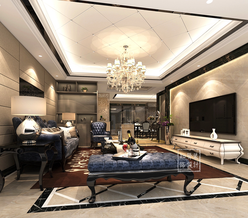 230平米餐厅吊灯壁纸,欧式壁纸灯盘效果图