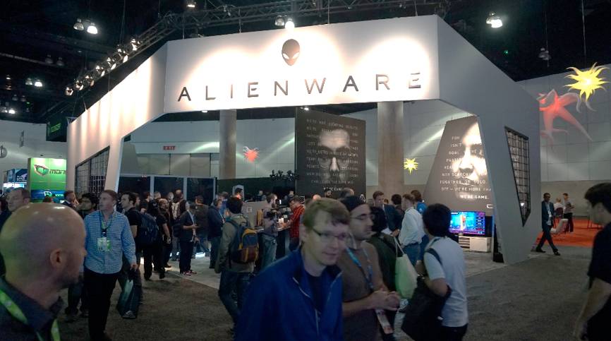 e3游戏alienware展览,alienware游戏展