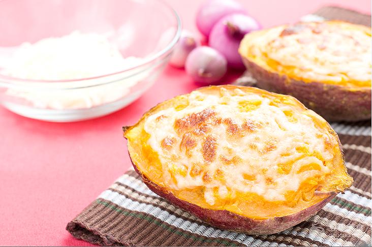 芝士焗红薯球做法,芝士焗红薯的做法烤箱烤多久