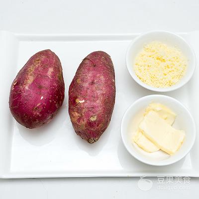 芝士焗红薯球做法,芝士焗红薯的做法烤箱烤多久