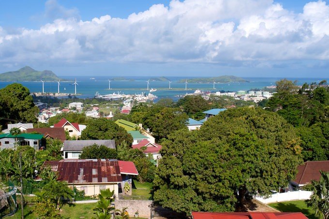 充满颜色的塞舌尔