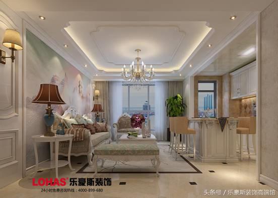 大户型复式简欧装修设计,世纪名郡108平装修设计作品鉴赏