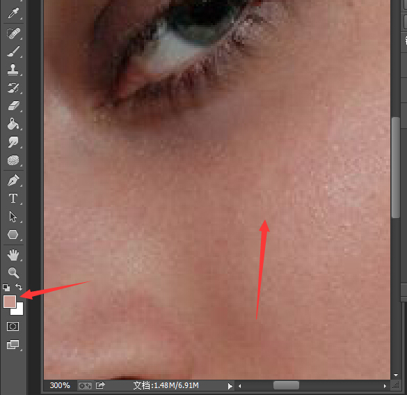 489「PS磨皮」磨皮去雀斑,利用计算和渐变映射清除雀斑