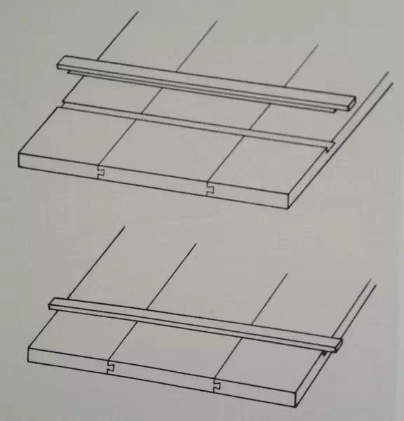 古代木工卯榫结构图片欣赏,古典家具桌面的卯榫结构图