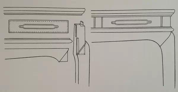 古代木工卯榫结构图片欣赏,古典家具桌面的卯榫结构图