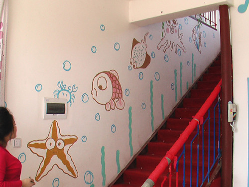 丙烯颜料画墙体彩绘简单教程,墙体彩绘用什么颜料最好