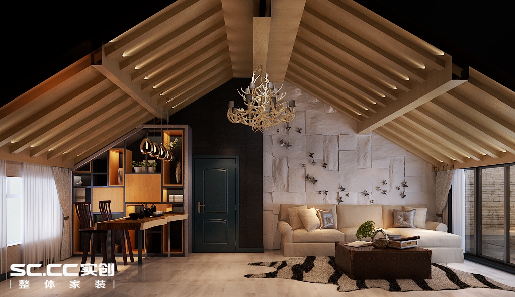 130平临江婚房设计图,180平轻奢婚房设计图