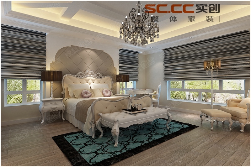 青岛红墅湾装修风格,青岛世茂意墅湾联排别墅装修