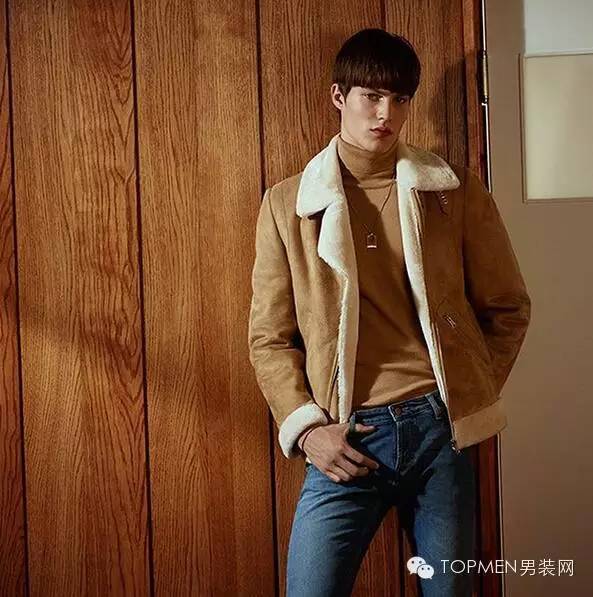 复古保暖夹克,belstaff剪羊毛飞行员夹克