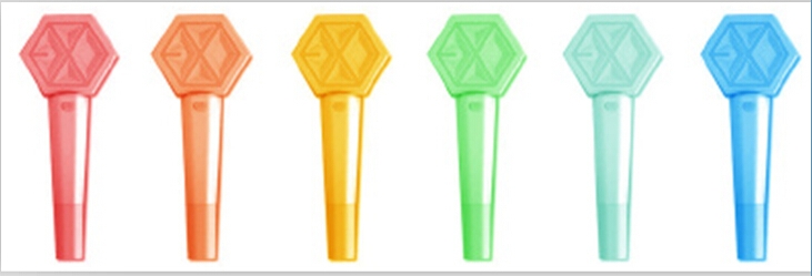 exo的应援棒第二代和第三代的图,exo分享的视频