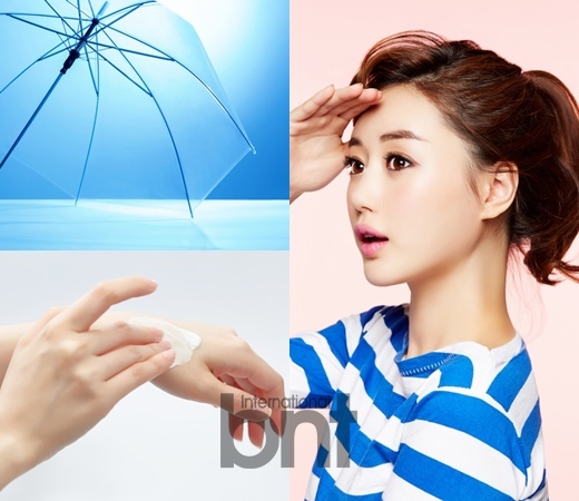 夏季专属的美白护理秀智允儿朴宝英教你变身“白美人”