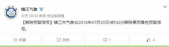 镇喜讯镇江的这波降水快要结束了！但是