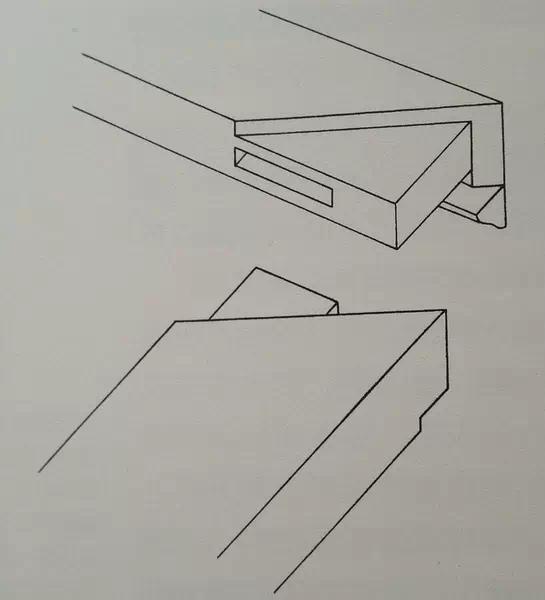 古代木工卯榫结构图片欣赏,古典家具桌面的卯榫结构图