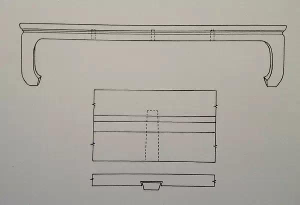 古代木工卯榫结构图片欣赏,古典家具桌面的卯榫结构图