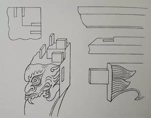 古代木工卯榫结构图片欣赏,古典家具桌面的卯榫结构图