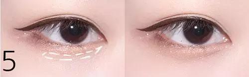 棕色眼线怎么画好看单眼皮,棕色眼睛适合什么颜色眼线