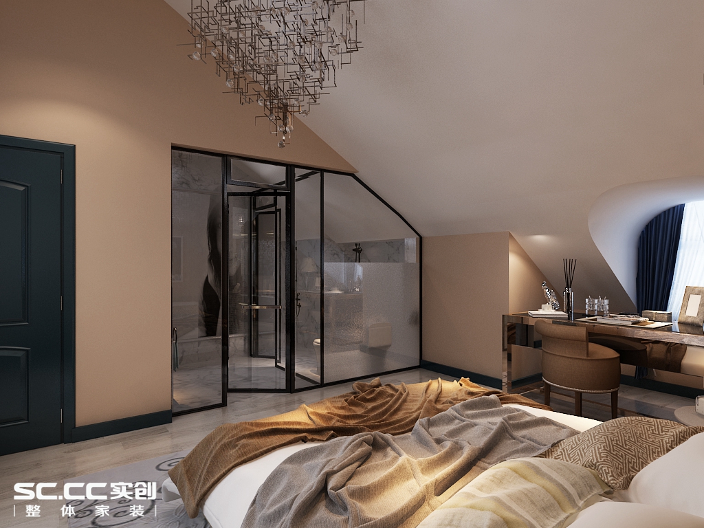 130平临江婚房设计图,180平轻奢婚房设计图