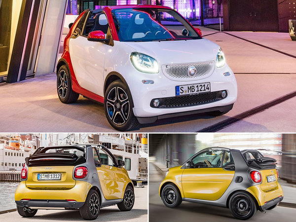保时捷718与smart2018敞篷版,新款smart二手敞篷价格