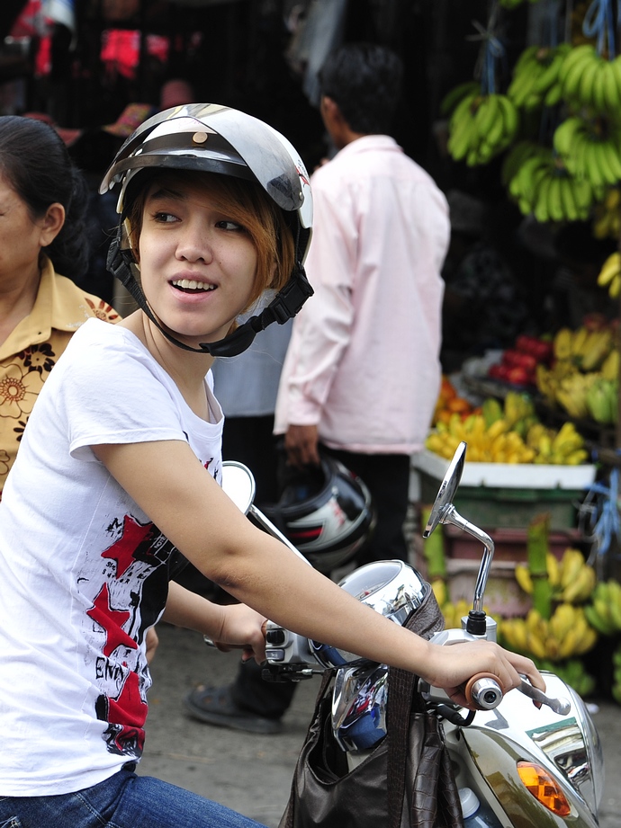 柬埔寨浙江台州小吃 (柬埔寨街边小吃摊位)