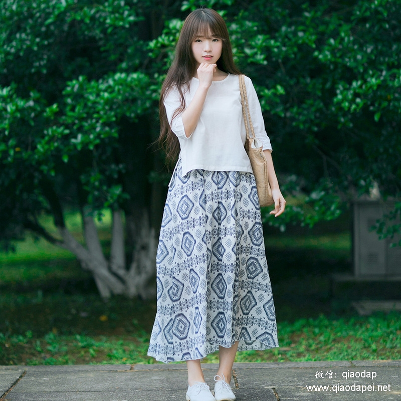 森系文艺夏季装,夏天森系搭配图片欣赏