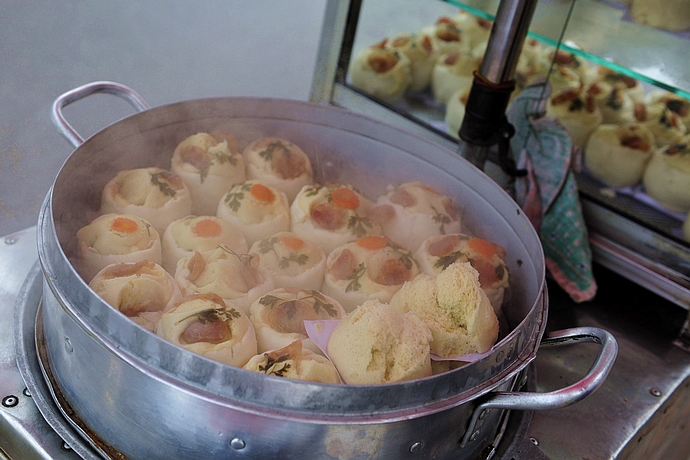 柬埔寨浙江台州小吃 (柬埔寨街边小吃摊位)