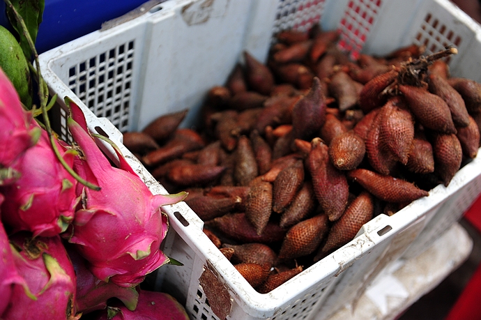 柬埔寨浙江台州小吃 (柬埔寨街边小吃摊位)