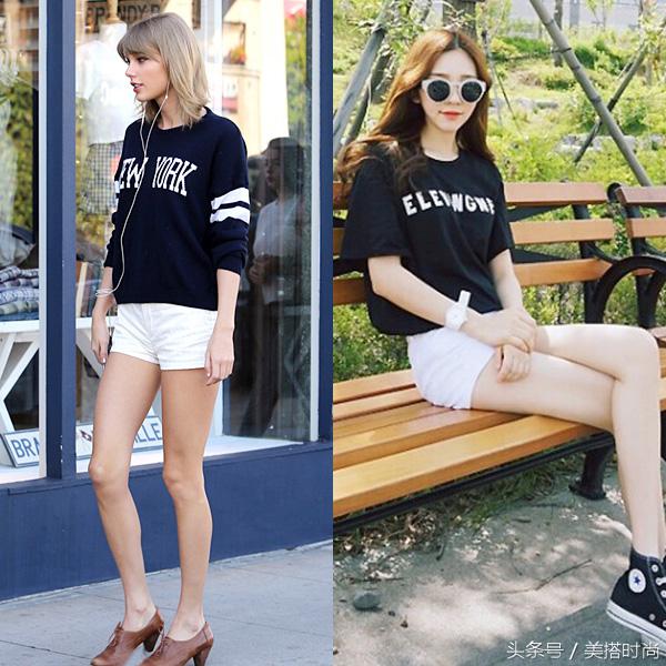 牛仔短裤穿搭让你更出众,好看的穿搭牛仔短裤