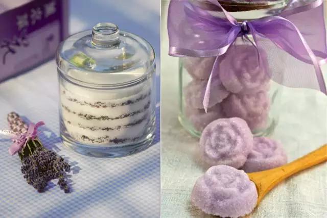 种一盆香水熏衣草，然后把它变成花糖和饼干！