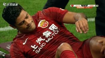 中超胡尔克受伤视频,破门上港