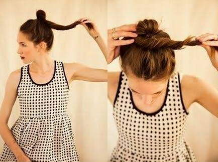 丸子头的扎法简单易学好看头发多,低丸子头简单扎法慵懒风丸子头