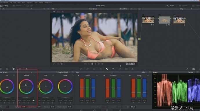 davinciresolve调色台如何使用,davinciresolve怎么调整清晰度